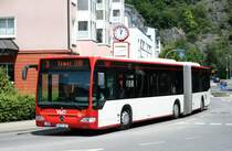 MVG (MK V 417) mit der Linie 1 nach Hemer in Hagen Hohenlimburg am 26.6.2010.