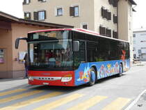 Engadin Bus - Setra S 415 NF GR 100101 unterwegs auf der Linie 6 in Samedan am 16.09.2010