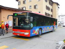 Engadin Bus - Setra S 415 NF GR 100104 unterwegs auf der Linie 1 in Samedan am 13.09.2010