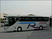 Setra Bus der Firma Risse aufgenommen auf einem Parkplatz in Passau am 17.09.2010.