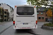 Heckansicht eines Volvo 8700, in Lehrte, am 20.10.2010