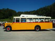 Stutz, Zufikon AG 11'573 U Berna/Hess (ex Hof, Hauenstein) am 22. August 2010 Thayngen, Wohnbustreffen