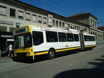 VBSH Schaffhausen Nr. 115 NAW/Hess Gelenktrolleybus am 22. August 2010 Schaffhausen, Bahnhof