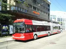 SW Winterthur Nr. 172 Solaris Gelenktrolleybus am 22. August 2010 Winterthur, Hauptbahnhof