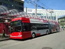SW Winterthur Nr. 180 Solaris Gelenktrolleybus am 22. August 2010 Winterthur, Hauptbahnhof