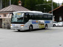 Postauto / Silvestri - Setra S 412 UL  DP 289 JW in Pontresina am 14.09.2010