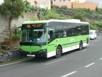 13.10.10,IVECO-EuroRider C31A Castrosua auf der C-820 auf Teneriffa.