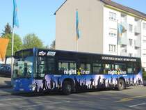 Mercedes Citaro  Hagro Transbus  als Nightliner f�r die Verkehrsbetriebe Karlsruhe, 17.04.2010 Karlsruhe