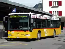 Postauto - Mercedes Citaro  GR  69303 beim Bahnhof Klostes am 14.09.2010