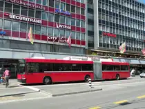 NAW Trolleybus mit der Bertreibsnummer 6 auf der Linie 11 am Bubenbergplatz. Die Aufnahme stammt vom 04.06.2010.