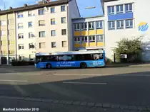 Citaro Bus von Saarbahn und Bus in der Saarbr�cker Heuduckstra�e. Das Bild habe ich am 22.10.2010 gemacht.