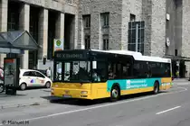 SSB (S SB 5115) macht Werbung f�r FOM.
Stuttgart HBF, 28.6.2010.