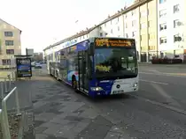 Citaro Gelenkbus in der Saarbr�cker Heuduckstra�e. Das Foto habe ich am 22.10.2010 gemacht.