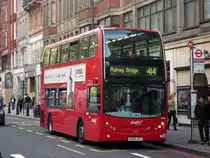 Abellio Doppeldecker mit der Nummer 9508 am 7.Oktober 2010 an der Undergroundstation Knightsbridge.