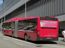 Mercedes Citaro mit der Betriebsnummer 847 auf der Linie 12 an der Schanzenstrasse. Die Aufnahme stammt vom 04.06.2010.