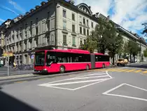 Mercedes Citaro mit der Betriebsnummer 862 auf der Linie 17 in der Bundesgasse. Die Aufnahme stammt vom 26.08.2010.