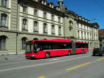 Mercedes Citaro mit der Betriebsnummer 847 auf der Linie 12 beim Bahnhof Bern. Die Aufnahme stammt vom 26.08.2010.