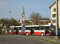  Zuf�lligerweise  wurde Anfang Juli 2010 die Nr. 150 als erster Mercedes-Benz dieser 21-er Serie aus dem Betrieb genommen. Im Bild der  richtige  150-er am 14.10.2008 beim Bahnhof Oberwinterthur.