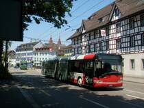 Solaris-Urbino 338 von der T�rseite am 27.6.2010 bei der alten Kaserne.