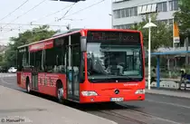 BRN (LU ET 684) macht Werbung f�r Fabrikverkauf Nussloch.
Heidelberg HBF, 30.6.2010.