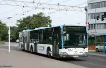 RNV 175 (HD E 2201) macht Werbung f�r die Stadtwerke Heidelberg.
Heidelberg HBF, 30.6.2010. 