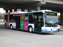 Linie119 von Haltepunkt L�tten Klein,Rostock Richtung Rethwisch kurz vor der Abfahrt im Haltepunkt L�tten Klein,Rostock.(08.11.10)