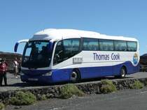 14.10.10,SCANIA-Irizar im Parque Nacional del Teide auf Teneriffa.