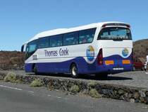 14.10.10,SCANIA-Irizar im Parque Nacional del Teide auf Teneriffa.
