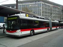 VBSG St. Gallen Nr. 171 Hess/Hess Gelenktrolleybus am 13. Oktober 2010 St. Gallen, Bahnhof