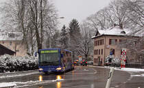 VZO-Mercedes Citaro Nr.101 bei der Haltestelle Hombrechtikon,Tobel am 10.12.10 