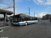 VBZ Nr. 280 (Neoplan Centroliner Evolution N4516) am 7.12.2010 beim Bahnhof Stettbach.