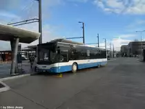 VBZ Nr. 280 (Neoplan Centroliner Evolution N4516) am 7.12.2010 beim Bahnhof Stettbach.