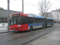 Hier steht wagen 4725 der BSAG am Hbf Bremen auf der Linie 25 zum Weserpark. Der 4725 ist einer von 10 Urbino 18 EEV, die im Oktober 2006 bei der BSAG in Betrieb genommen wurden. 
Aufgenommen am 06.03.2010