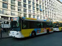 RTM Marseille Nr. 214/608 BGA 13 Heuliez am 15. Oktober 2010 Marseille, Canebi�re Bourse