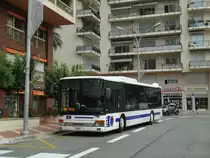 Aus Frankreich: TAM Nice Nr. 1205/0372 Setra am 16. Oktober 2010 Monte Carlo, Place des Moulins