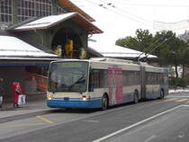 VMCV - VanHool Trolleybus Nr.1 unterwegs in Montreux am 03.12.2010