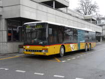 Postauto - Setra  BE 674084 unterwegs auf der Linie 361 in Aaberg am 22.11.2010