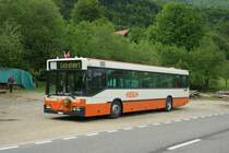BSU Mercedes-Hess O405N nr.63 am 30.05.2010 mit Blumenschmuck auf Extrafahrt in der n�he von Orvin (BE).