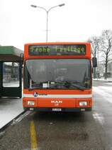  Frohe Festtage , Nr. 21 beim Bahnhof Olten, 25.12.2010.