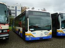 TC La Chaux-de-Fonds Nr. 215 Mercedes Citaro am 24. Oktober 2010 Kloten, EvoBus