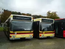 STI Thun Nr. 68+69 MAN am 24. Oktober 2010 Kloten, EvoBus