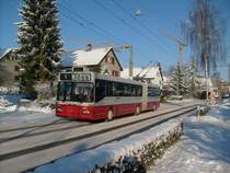 Wahrscheinlich einer der letzten Betriebstage des MB Nr. 161 am 26.12.2010 bei Zinzikon.