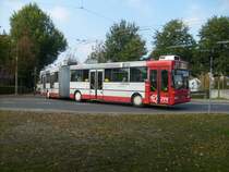 Bereits ausgeschieden ist der MB Nr. 158, am 12.10.2010 noch unterwegs bei der Br�cke.