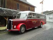 Biegger, Uster Nr. 2/GL 1393 Saurer/Lauber (ex Rey, Ayent) am 24. Oktober 2010 Ziegelbr�cke, Museum