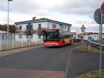 Der City Bus Alzenau in Sch�llkrippen Bhf am 01.02.09