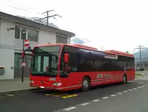 AFA Adelboden Nr. 28/BE 43'089 Mercedes Citaro am 15. November 2010 Frutigen, Bahnhof