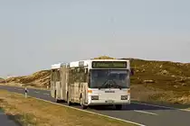 In den Sylter Dnen machte am 16. April 2008 der NF-AT 522 aus Westerland kommt auf der Linie 2 nach Hrnum auf.