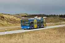 Bei dem Westerlnder Campingplatzes rollte der NF-SV 201 auf der Linie 2 in Richtung Hrnum. 