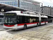 VBSG - Hess-Swisstrolley BGT-N2C Nr.187 unterwegs auf der Linie 5 in St.Gallen am 27.12.2010