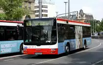 SWK 5497 (KR ZE 97) macht Werbung fr den Chemiepark.
Krefeld HBF, 1.8.2010.